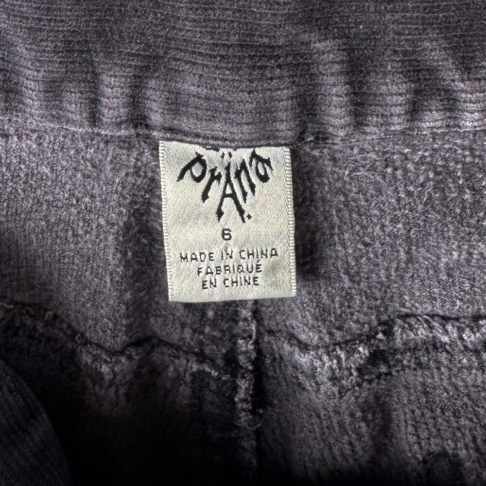 prAna Womens Size 6 Corduroy Pants Gray Purple Bootcut Patch Pocket Stretch - Picture 6 of 16